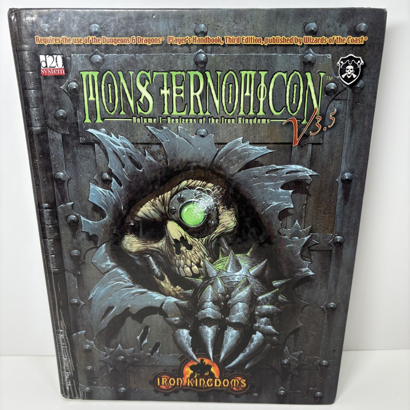 Monsternomicon V3.5 (Iron Kingdoms D20 RPG) Privateer Press PIP 202  Signed