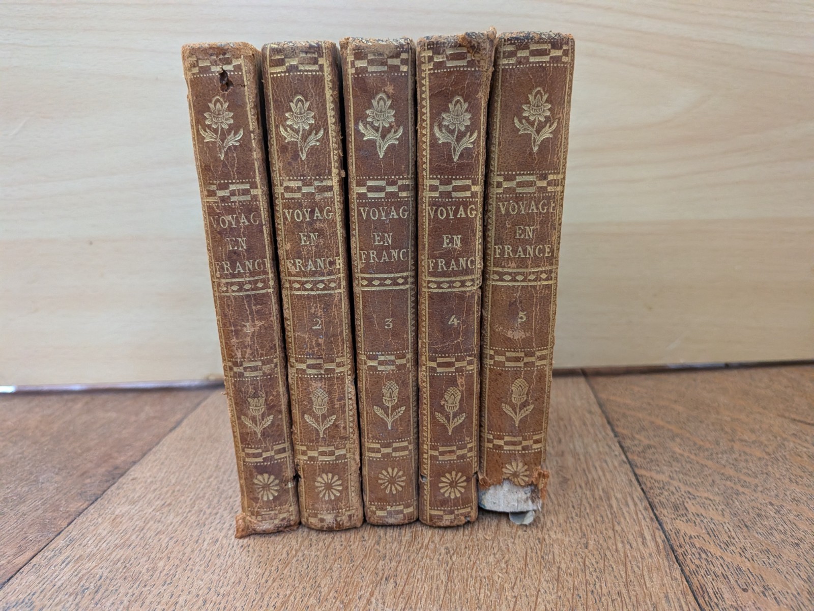 antique book-Voyages en France , et autres pays 5/5 - 1808 -E.O. - engravings