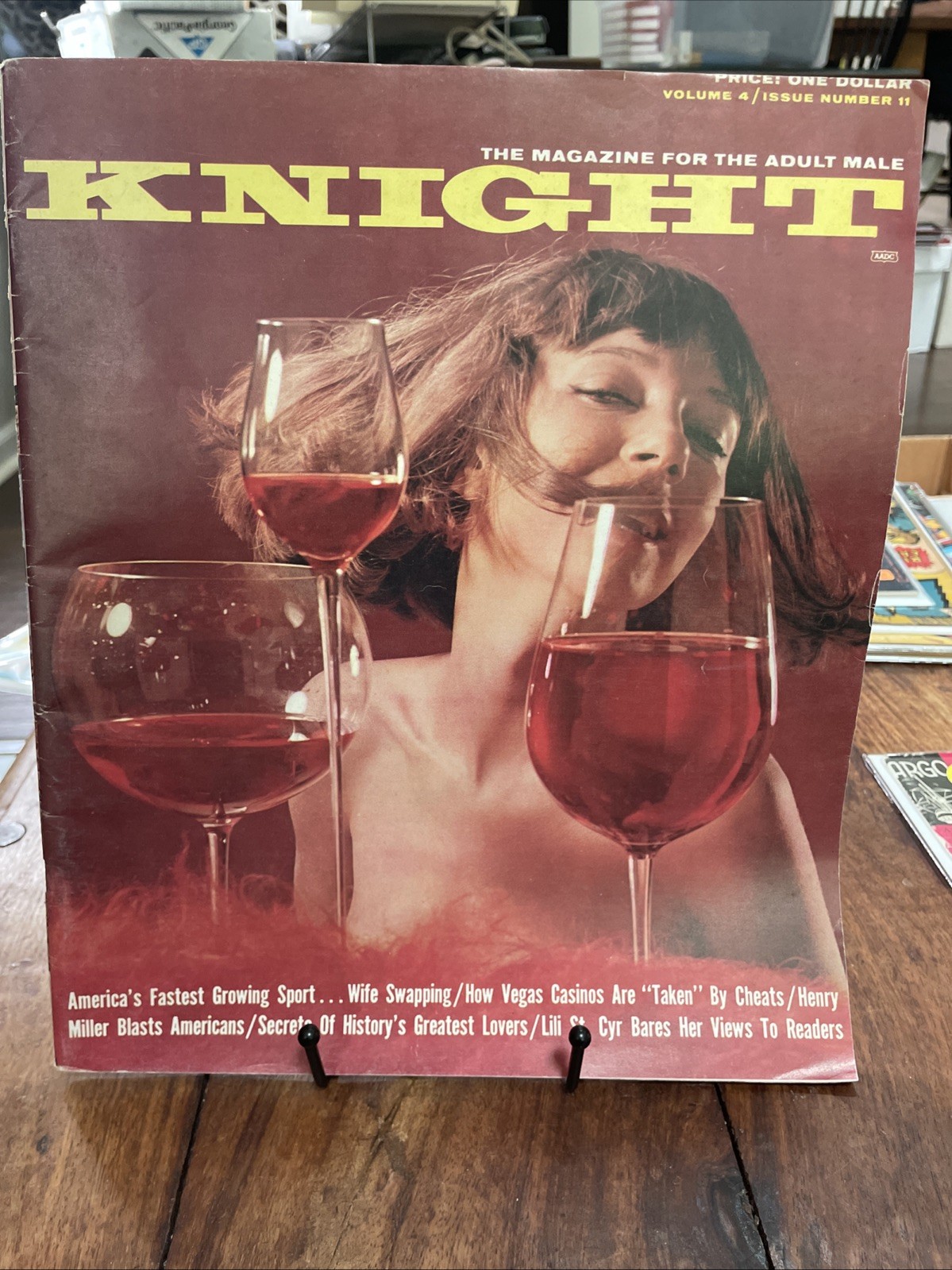 Knight Magazine Vol. 4# 11,MARCH,1965, B/W,COLOR,+18 SR