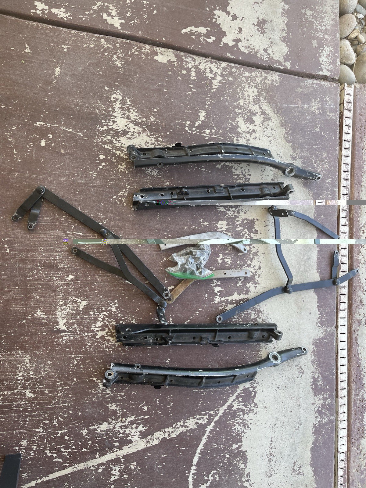 1952 1953 1954 Ford Sunliner Convertible Top Frame Parts Lot