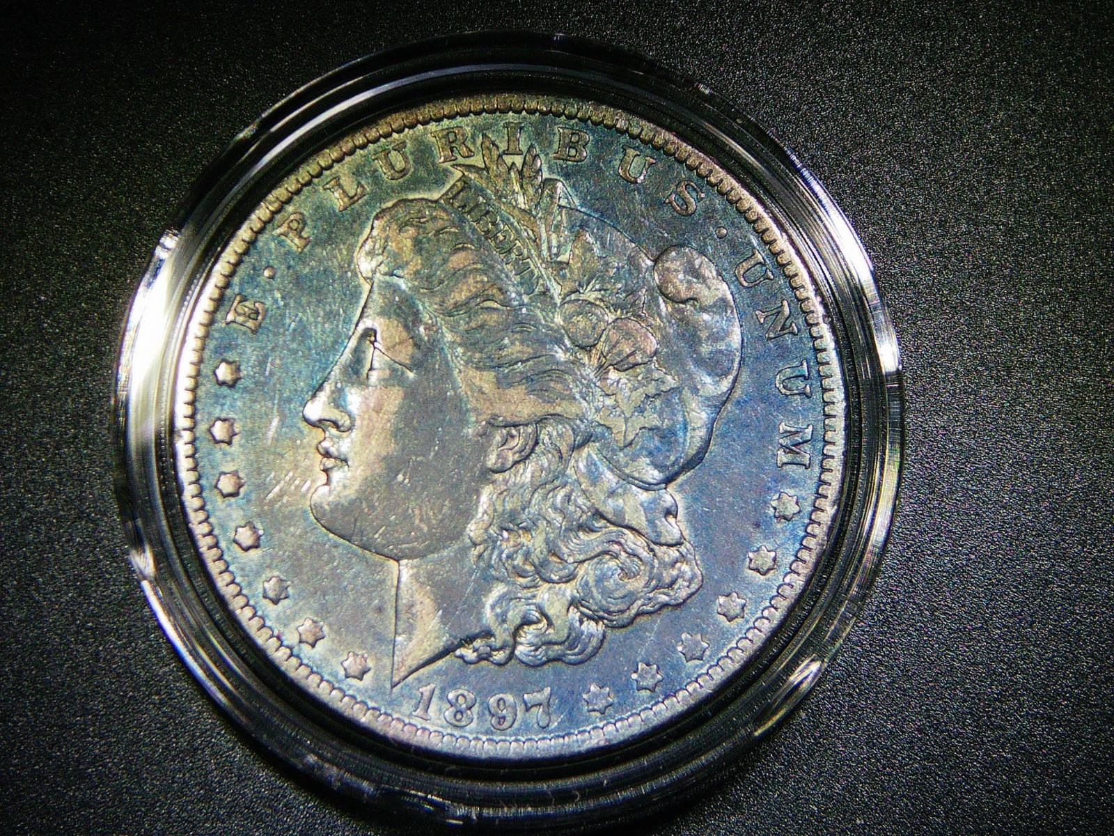 1897-O MORGAN SILVER DOLLAR BEAUTIFULLY TONED COIN M-1837