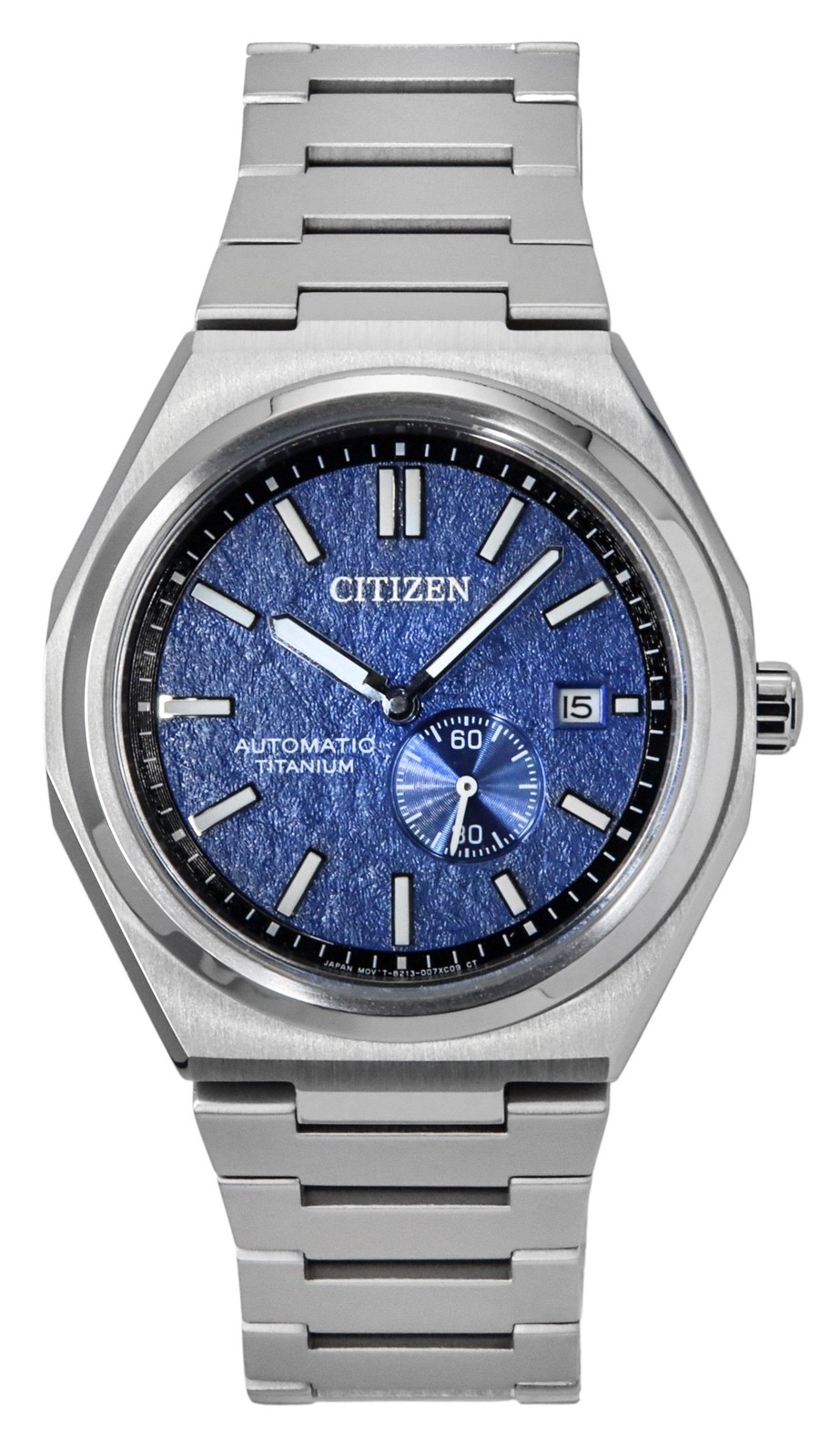 Citizen Zenshin Super Titanium Blue Dial Automatic NJ0180-80L 100M Men\'s Watch
