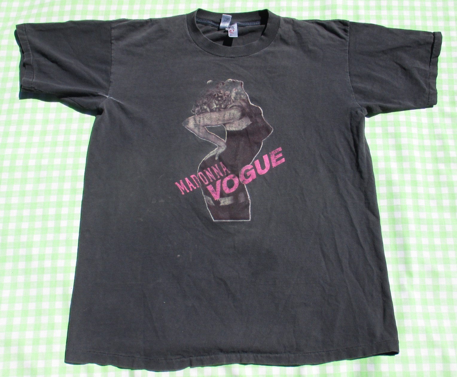 VTG 90s Madonna Blond Ambition World Tour 90 Vogue 2-Sided Parking Lot T Shirt L