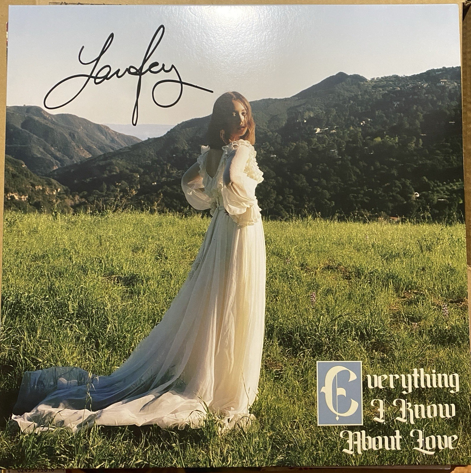 Signed Laufey Everything I Know About Love Vinyl Record Autographed Album LP Signed Laufey Everything I Know About Love Vinyl Record Autographed Album LP