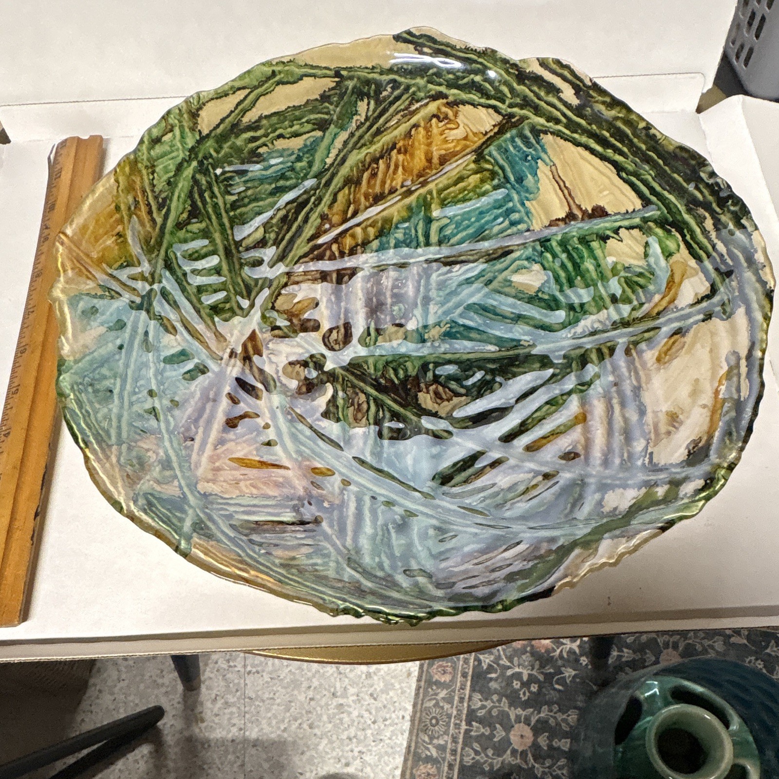 Large Studio Art Statement Bowl