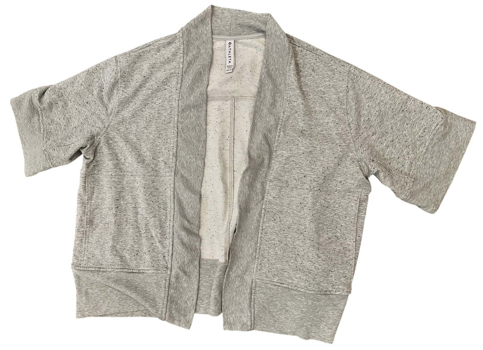 Size XXS/XS - Athleta Short Sleeve Jersey Cardigan Size XXS/XS - Athleta Short Sleeve Jersey Cardigan