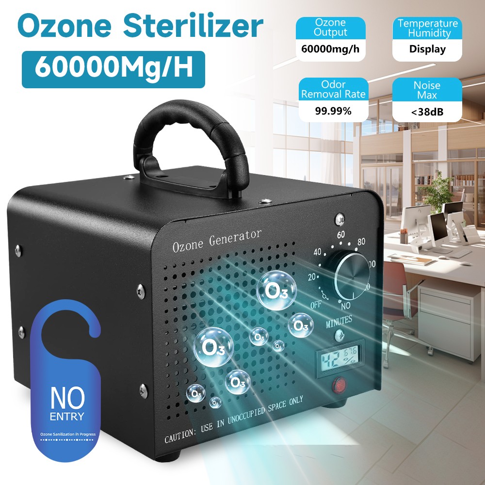 60000mg/h Uimoso Ozone Generator Machine Air Purifier Ionizer Ozonator Timer  US