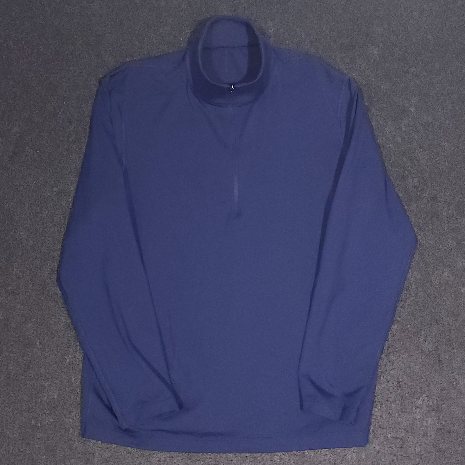 Lululemon Metal Vent Tech 1/2 Zip Pullover Mens XL Navy Blue Performance Stretch