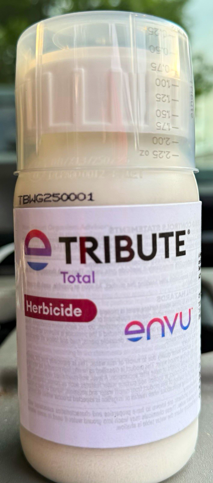 Envu Tribute Total Herbicide Water Dispersible Granule 6 oz Grass Weeds