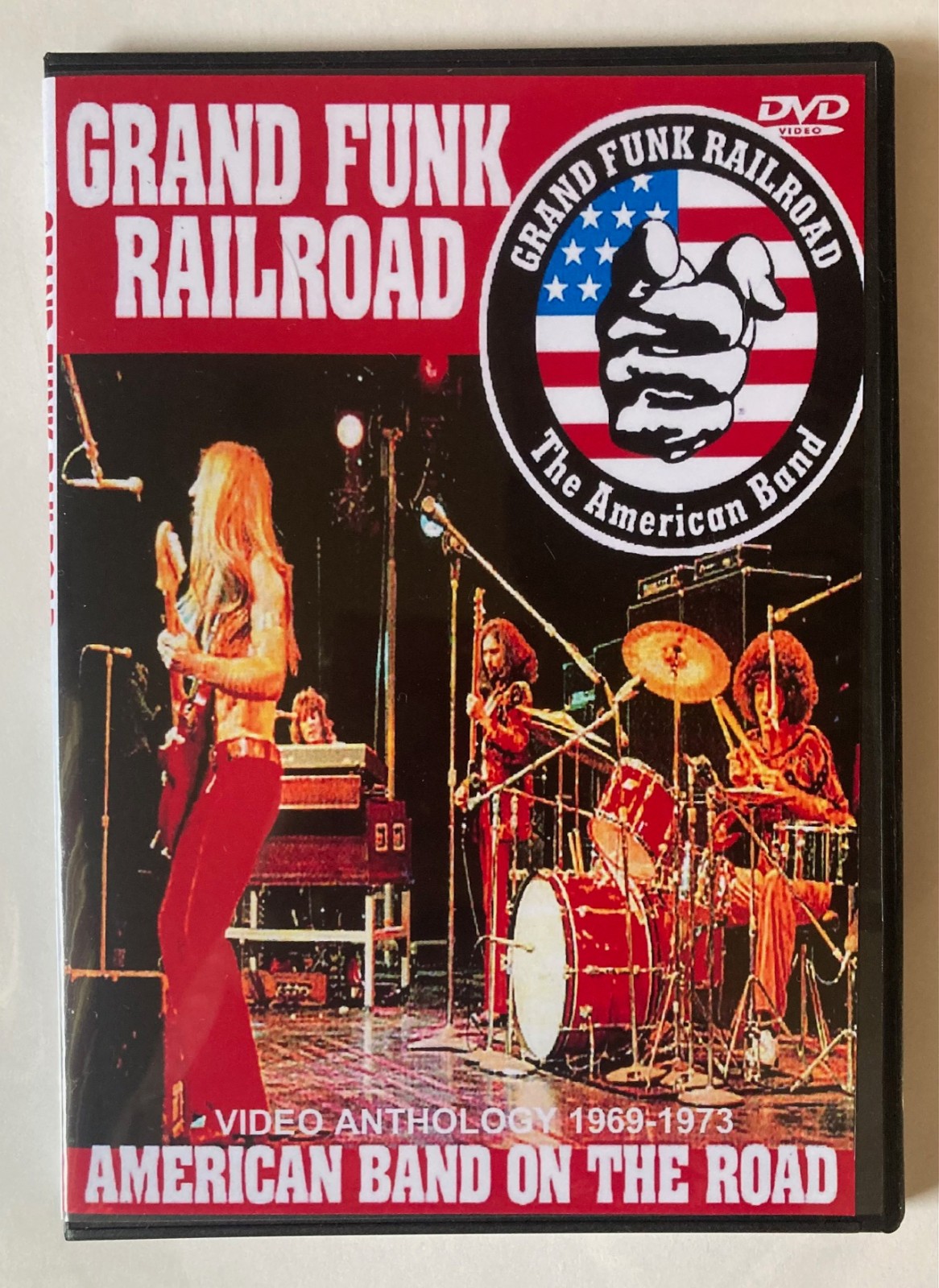 GRAND FUNK RAILROAD / AMERICAN BAND ON THE ROAD.  1xDVD