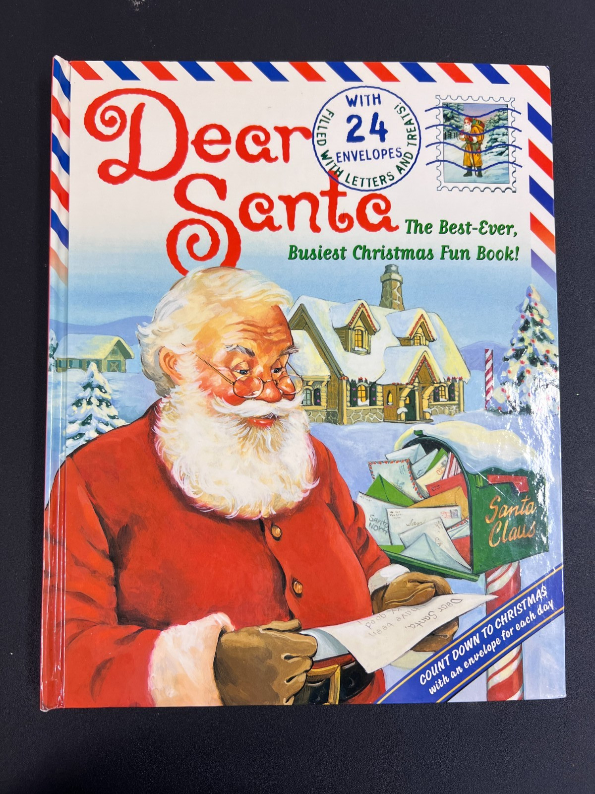 Dear Santa: A Christmas Countdown Fun Book - HB By Newsom, Carol -dated 1998