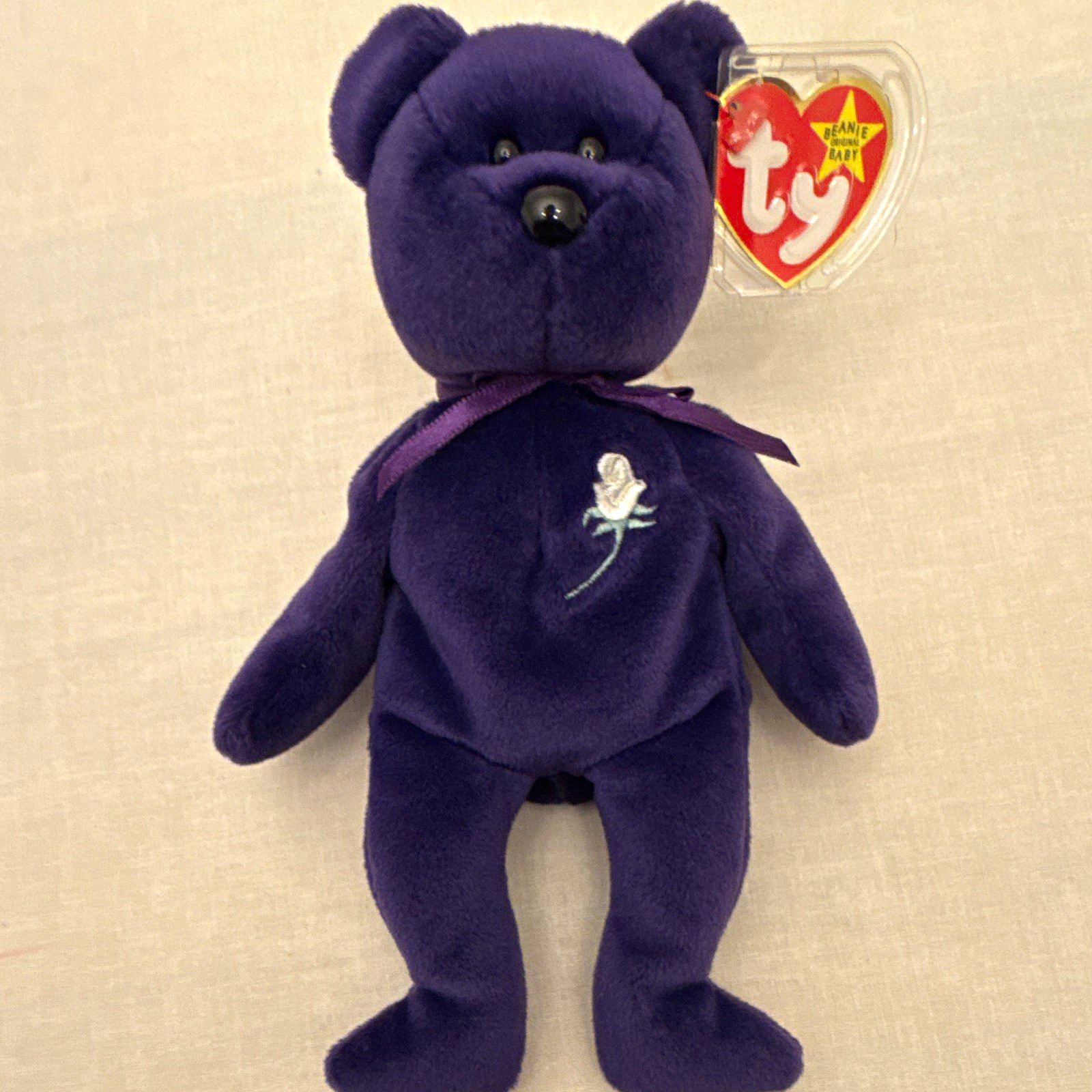 Ty Beanie Babies Princess Diana Purple Bear plus more