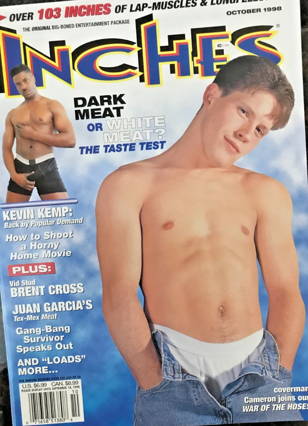Vintage INCHES magazine Oct 1998 , Vol 13 No. 2 C.F. Male Physique Models, Vintage INCHES magazine Oct 1998 , Vol 13 No. 2 C.F. Male Physique Models,