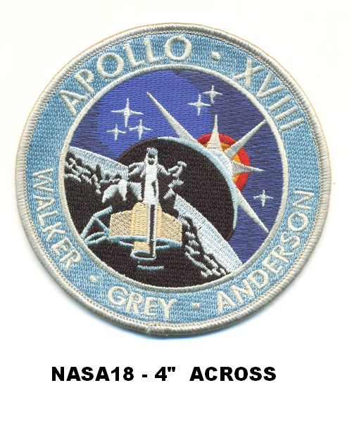 PATCH APOLLO 18 MOVIE - NASA18 PATCH APOLLO 18 MOVIE - NASA18