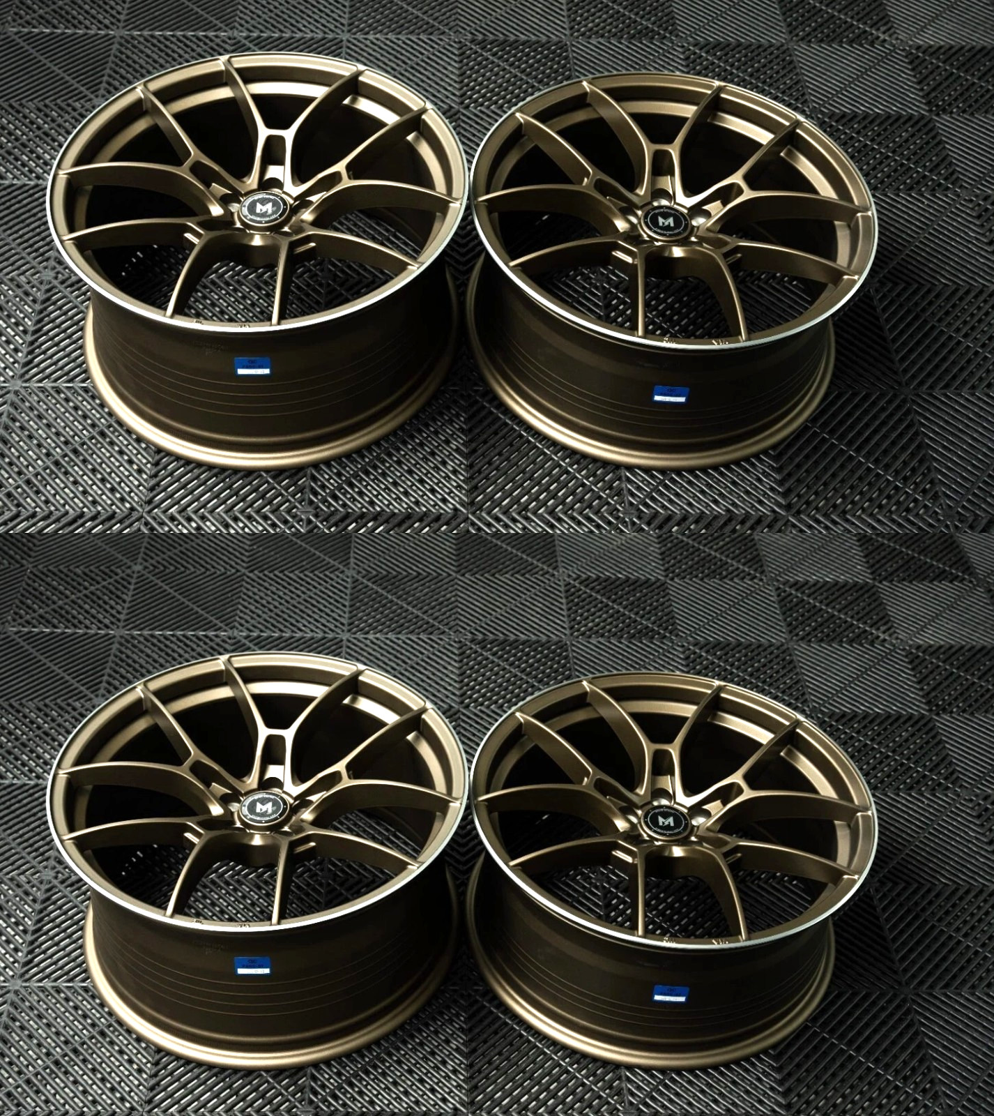 19x8.5/19x9.5 5x114.3 MFlow MFR4 Staggered Bronze 19\