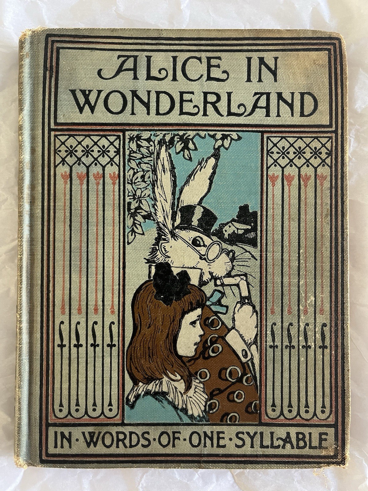 Rare 1905 Antique Alice\'s Adventures in Wonderland  In words of One Syllable HTF