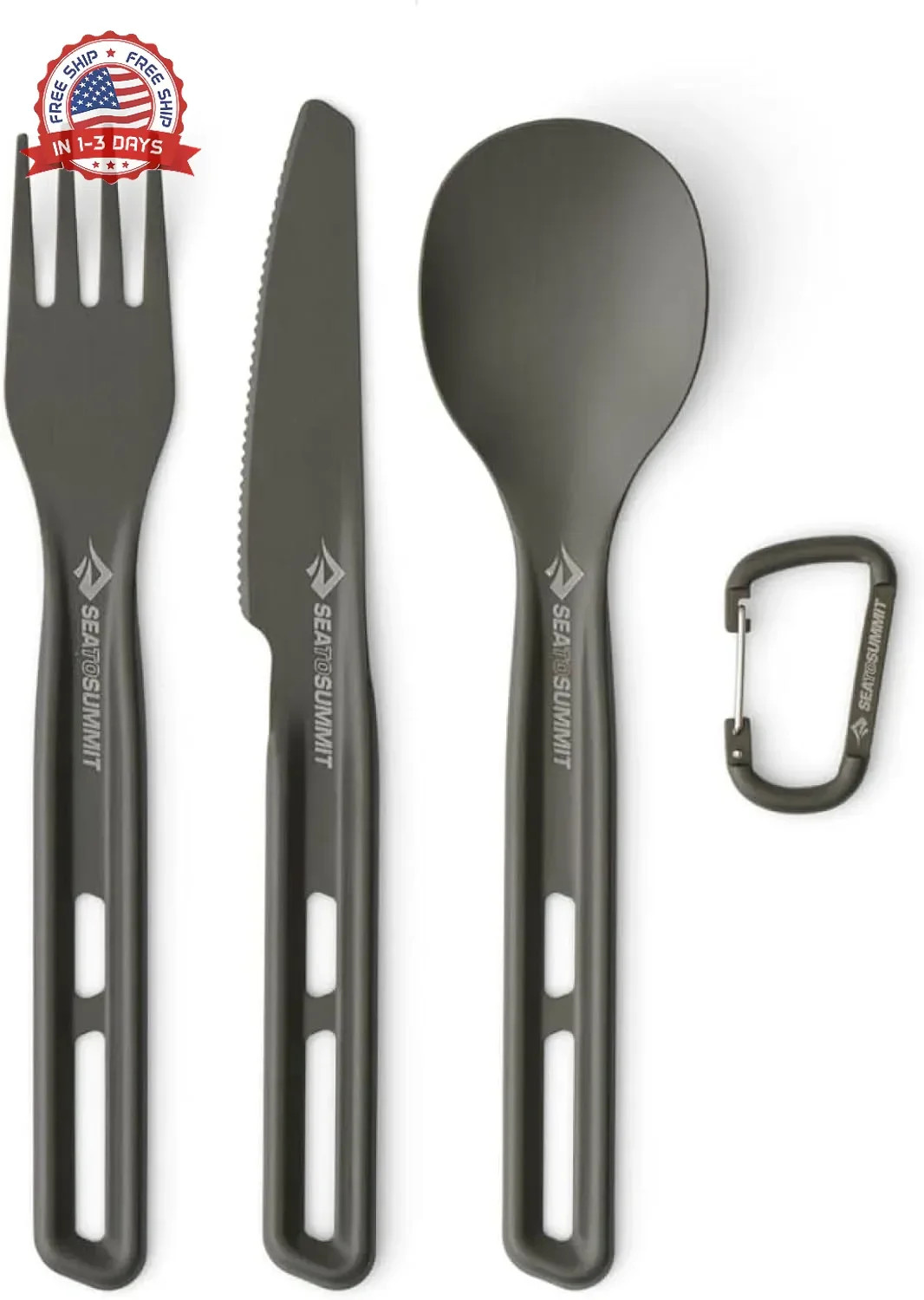 Frontier Ultralight Cutlery Set, Fork, Spoon and Knife