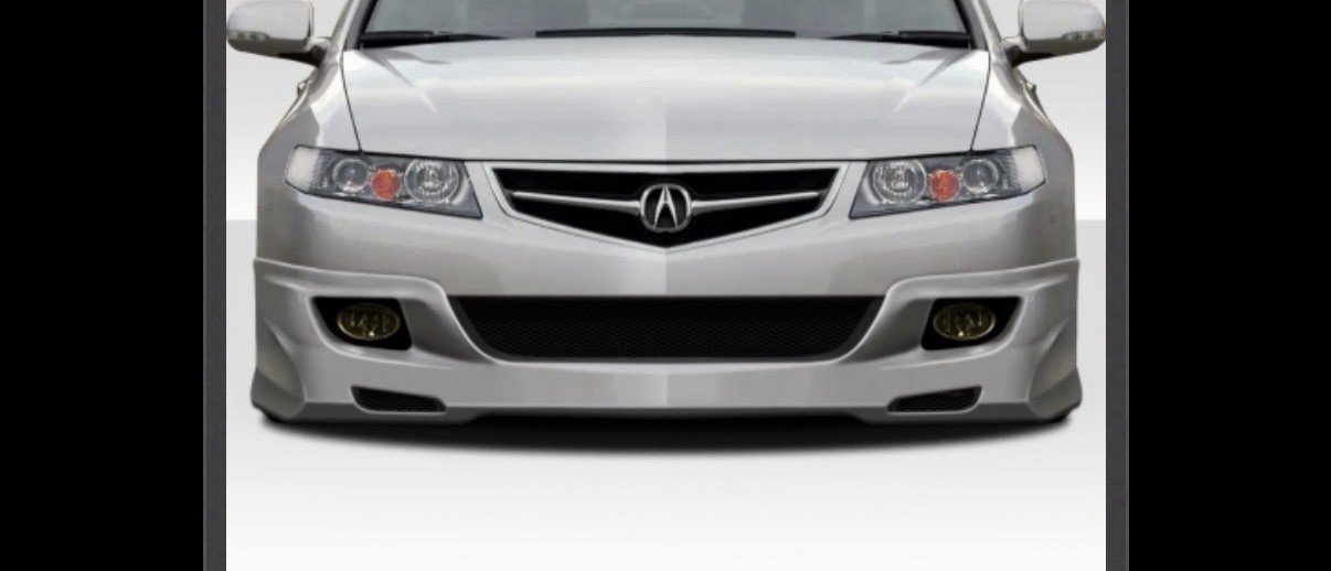 2006 Acura tsx front bumper lip. Grey, barely used. (like new)