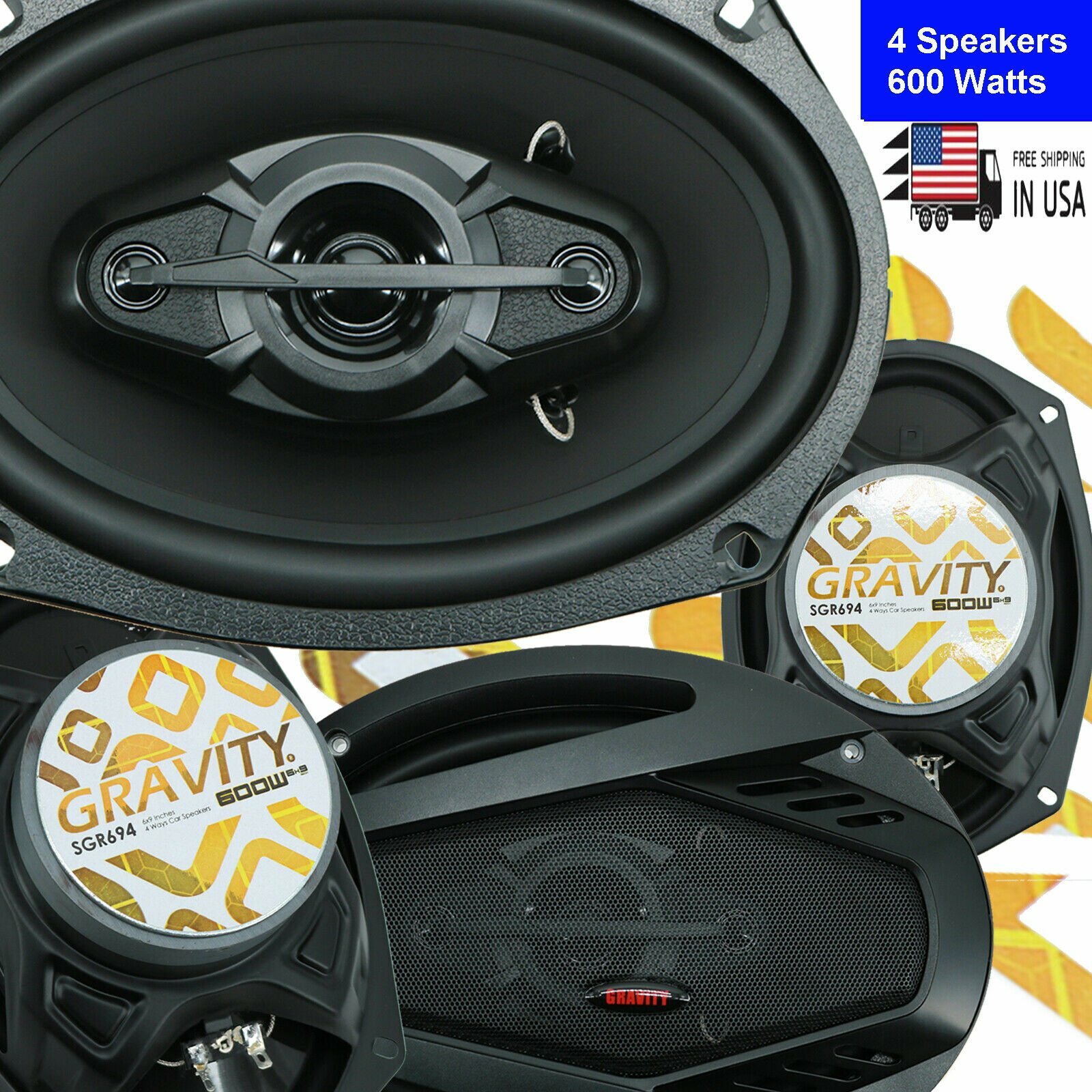 4x Gravity SGR694 6x9\