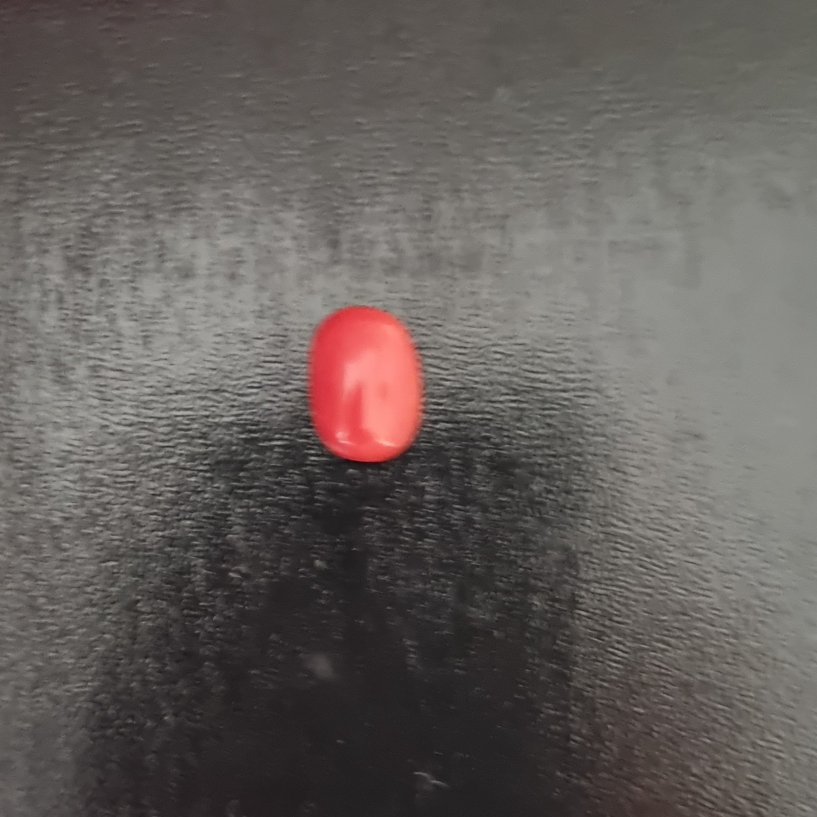 Red  coral Cabochon cut old stock no pores very rare old piece