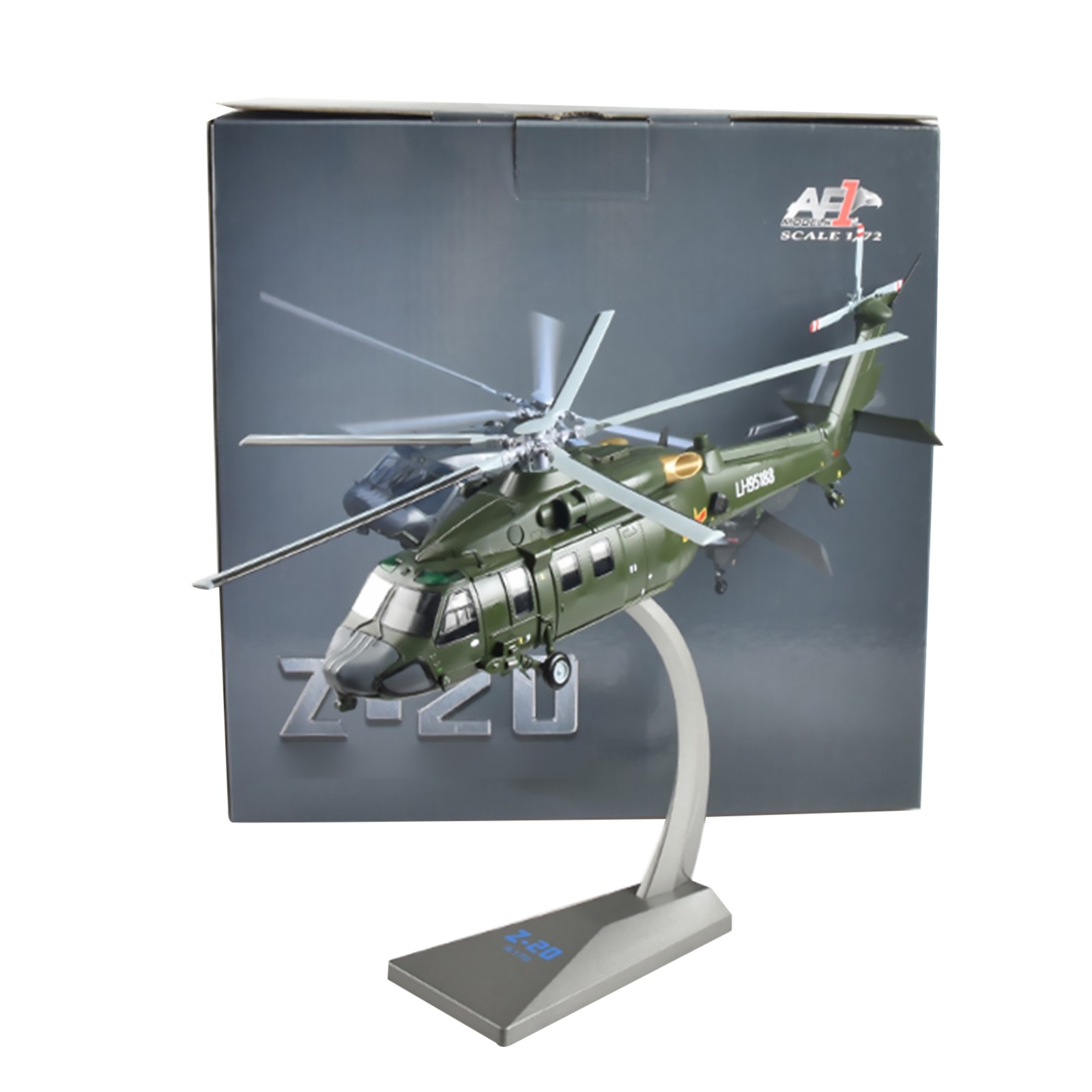 1/72 Armed Straight 20 Helicopter Model Z-20 Aircraft Alloy Military Collection