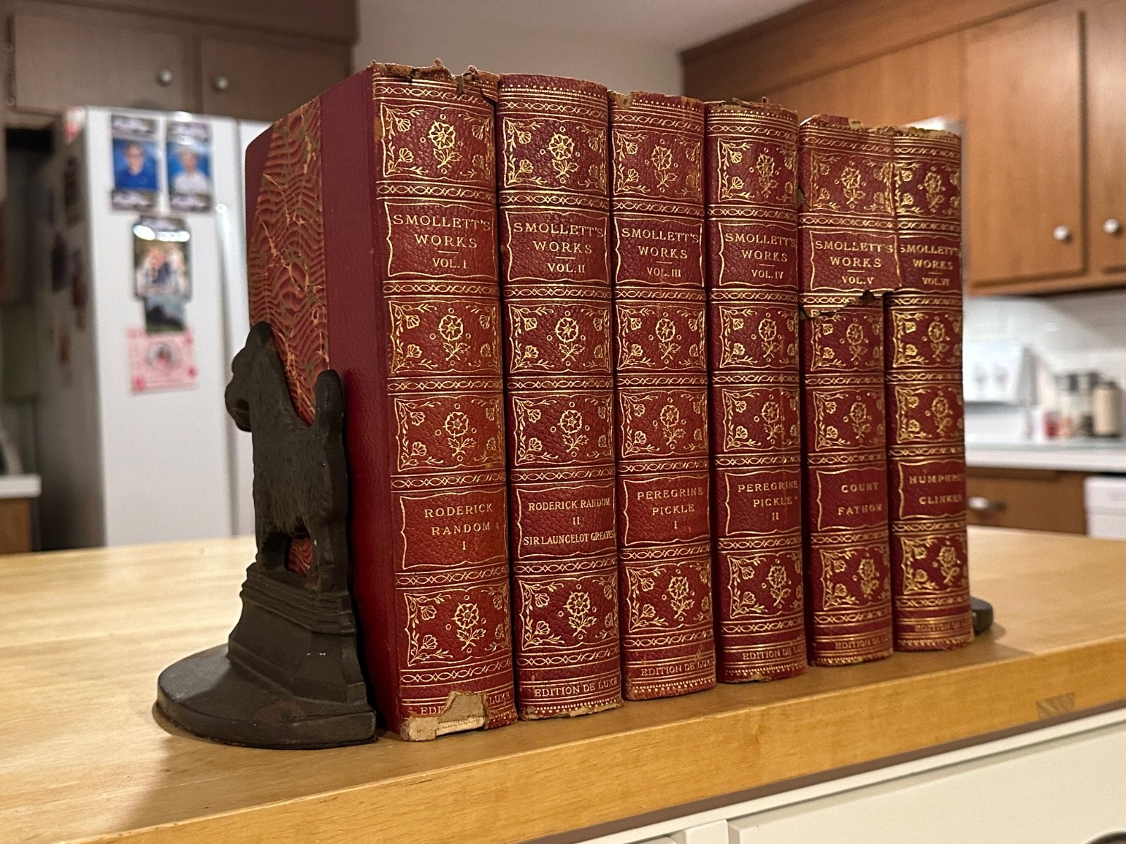1902 The Works of Tobias Smollett – Edition De Luxe, Antique Book Set