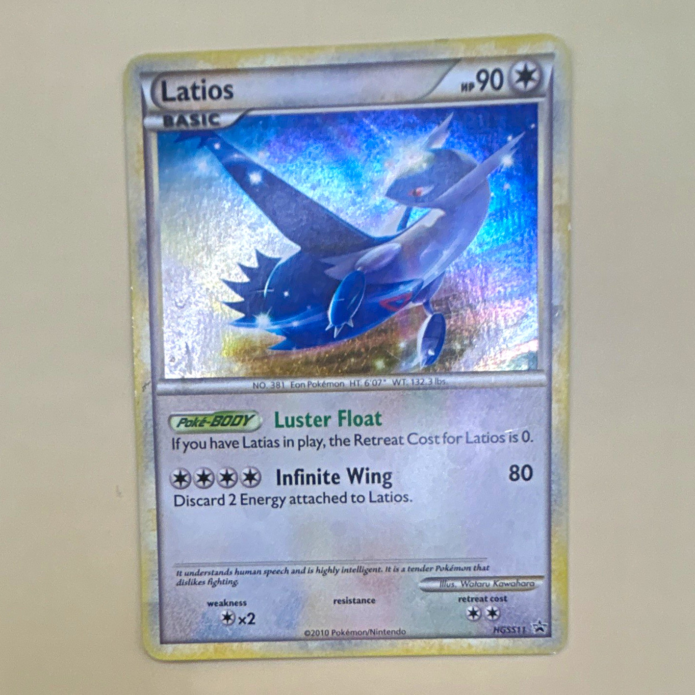 Latios HGSS11 HGSS Cosmos Holo Promo ENG 90HP Basic Pokemon TCG Latios HGSS11 HGSS Cosmos Holo Promo ENG 90HP Basic Pokemon TCG