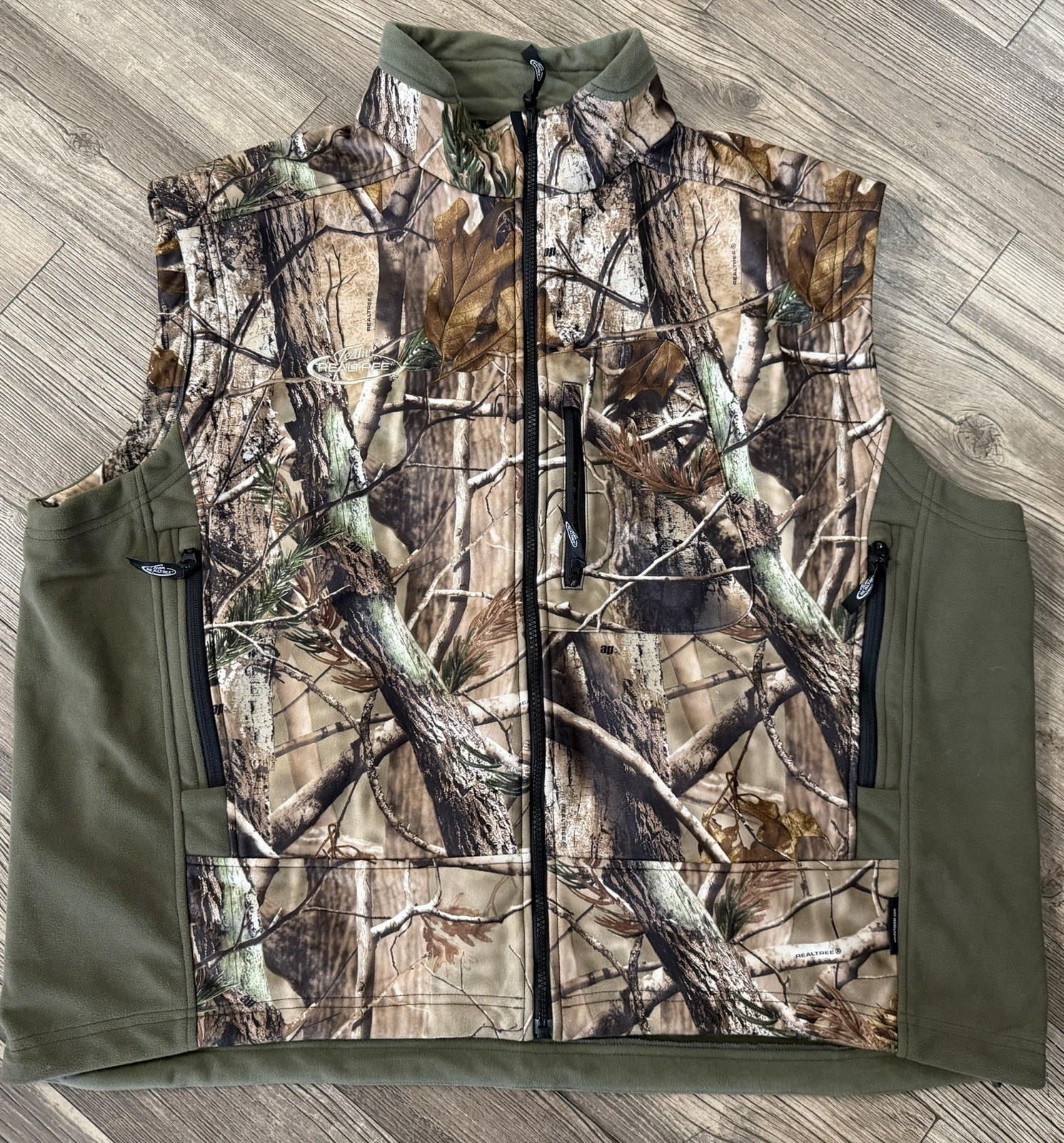 Vintage Team Realtree Camo Windstopper Vest Mens 3XL NWOT Y2K Hunting Fleece Vintage Team Realtree Camo Windstopper Vest Mens 3XL NWOT Y2K Hunting Fleece
