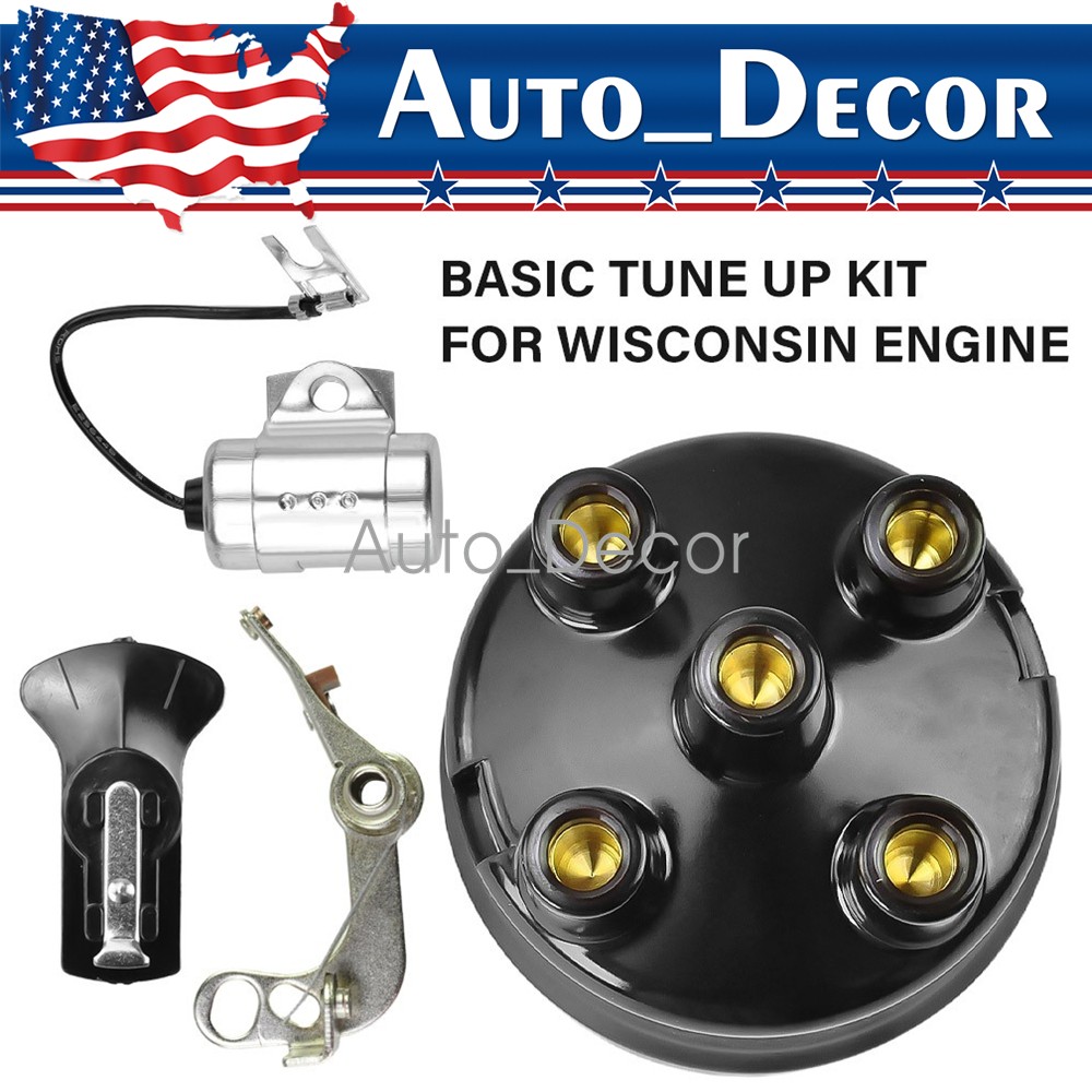 Basic Tune Up Kit for Wisconsin VH4D VG4D V461 Engine w/ Distributor