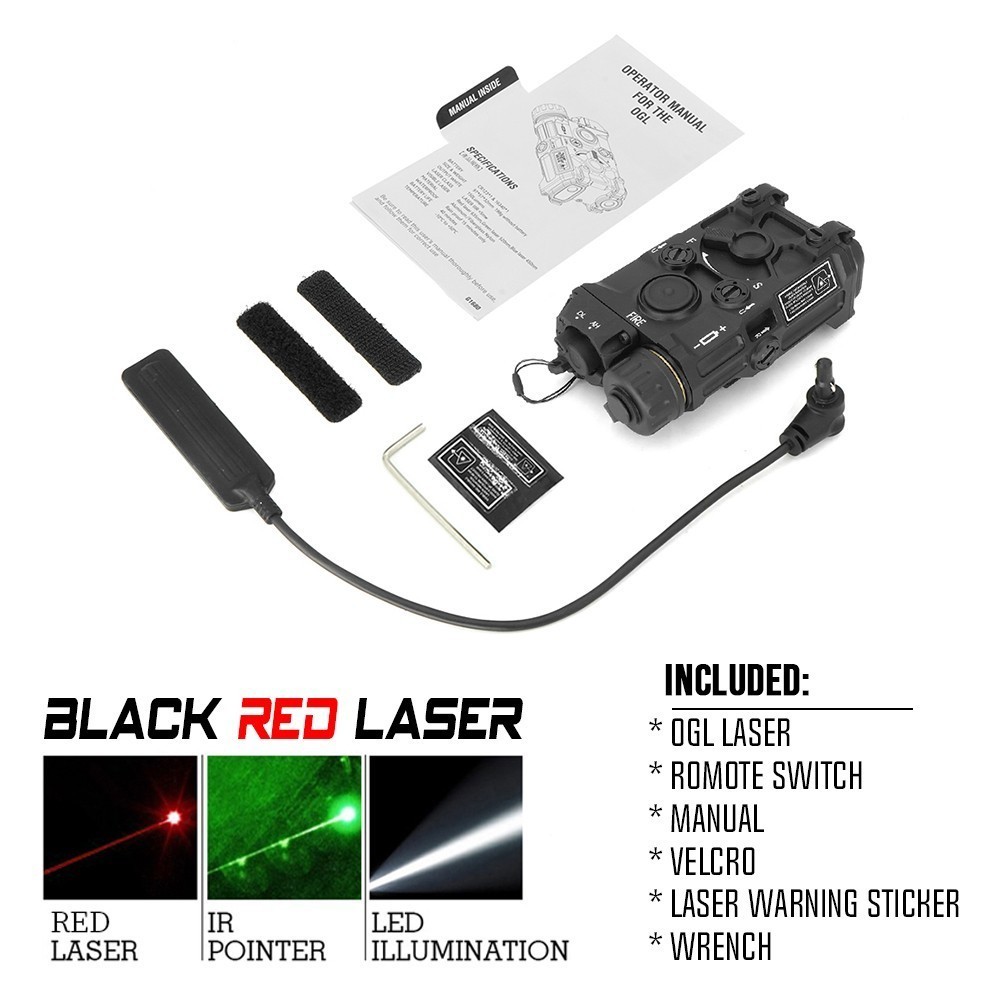 The Best OGL Tactical VIS/IR Laser Illuminator Combo Device with Original Logo The Best OGL Tactical VIS/IR Laser Illuminator Combo Device with Original Logo