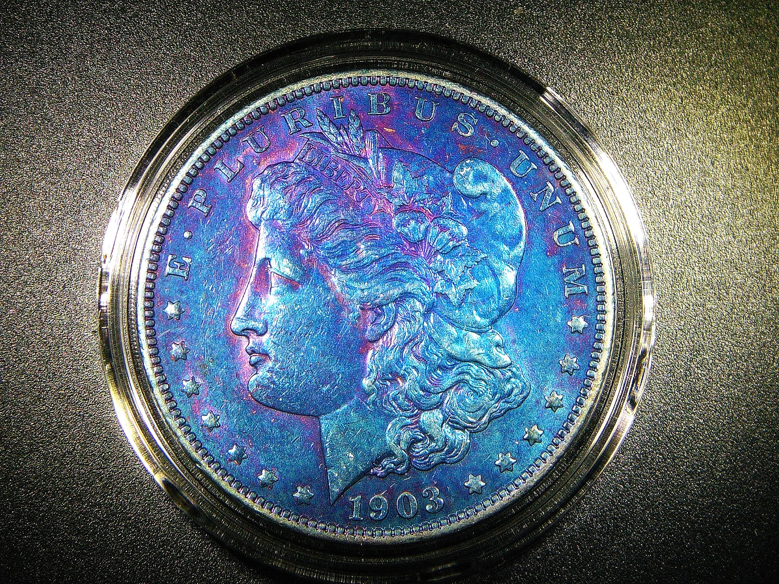 EF/AU+ 1903 MORGAN SILVER DOLLAR BEAUTIFULLY TONED COLLECTORS COIN M-2278