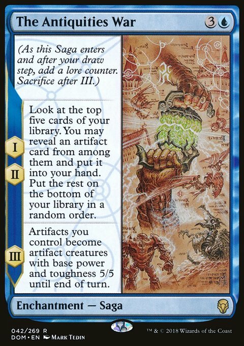 Magic the Gathering MTG The Antiquities War (42) Dominaria LP Magic the Gathering MTG The Antiquities War (42) Dominaria LP