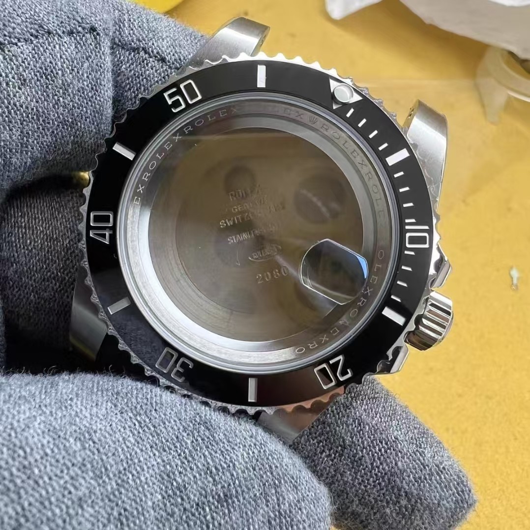 904L Stainless steel 40mm Watch Case for RolexSubmariner 116610 Date Black 3135 