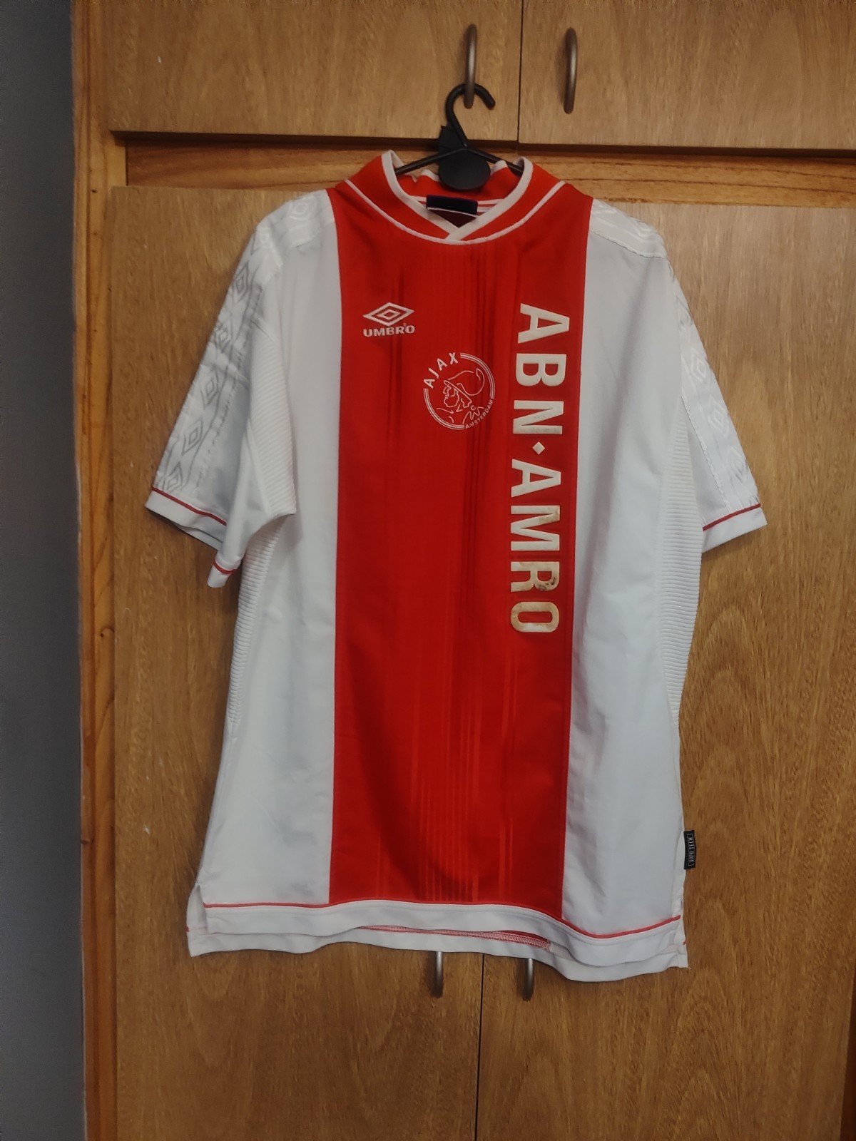 Ajax FC Jersey Soccer Match Worn 23# UMBRO Season 98/99