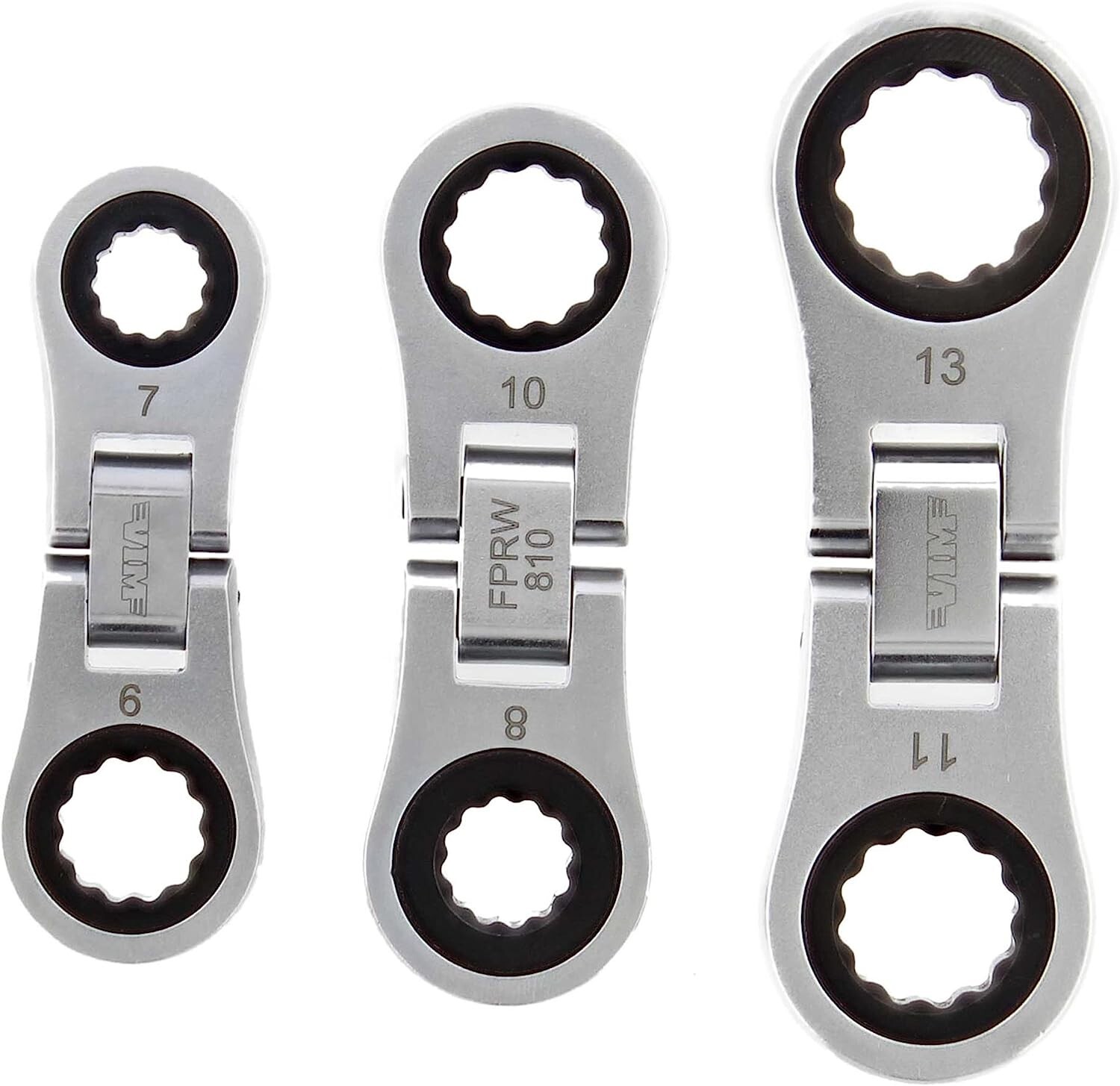 VIM Tools FPRW100 - 3 Piece Metric Flex Palm Ratchet Set