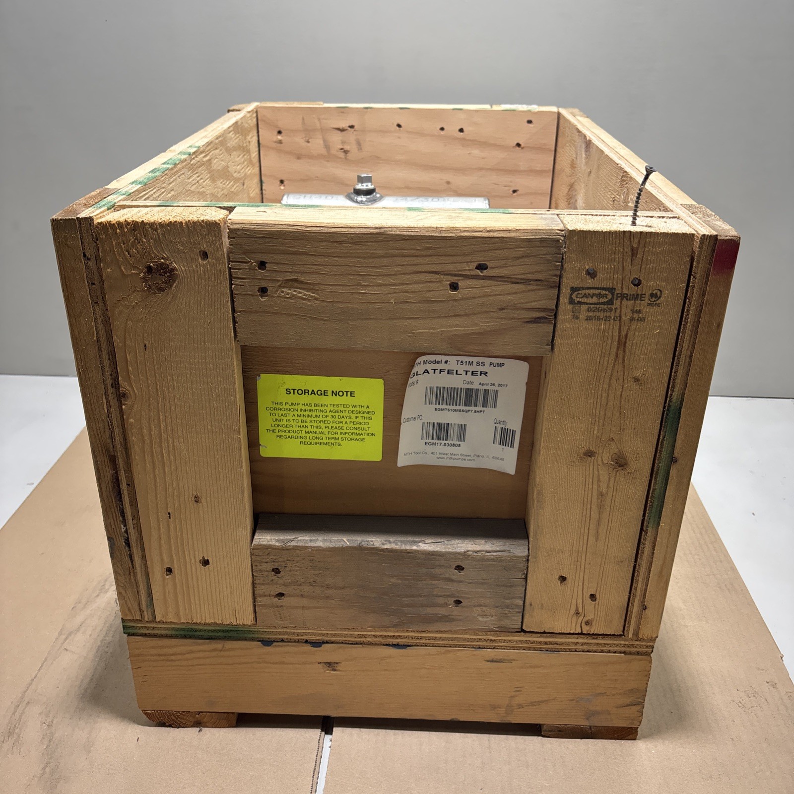MTH Pumps T510MSSQP7.5HPT / T51M SS Regenerative Turbine Pump 7.5HP 184TCZ Frame