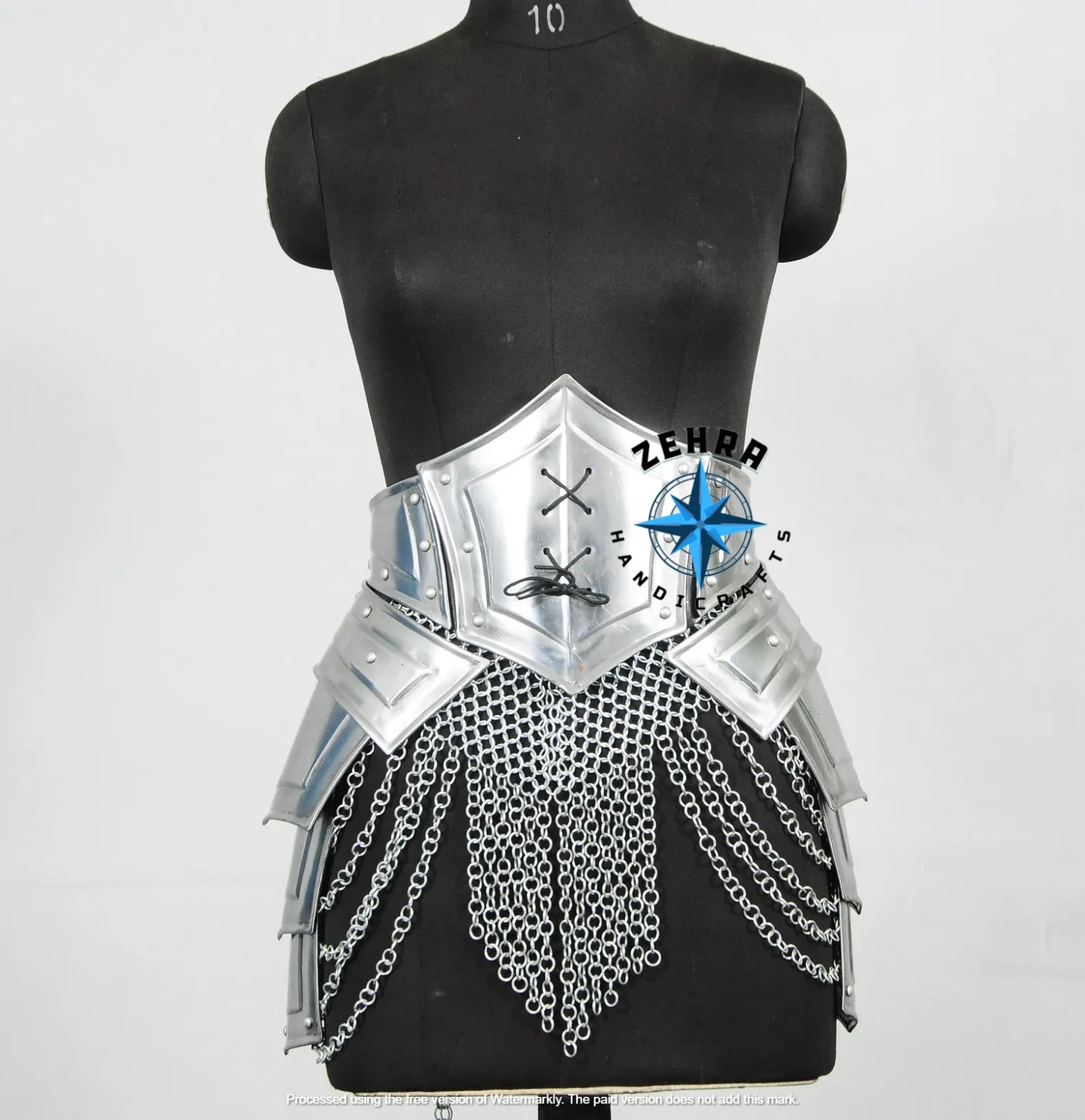 ZEHRA Medieval knight Steel Cuirass Armor Set – with Chainmail Birthday Gift