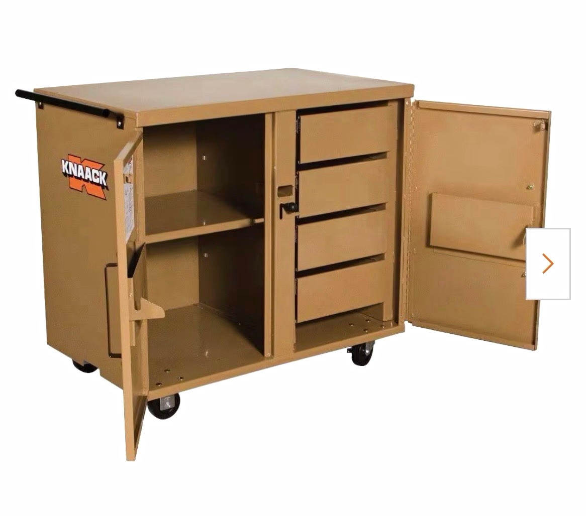 Assorted Knaack tool boxes. small, large and extra large. Starting at $400 & Up Assorted Knaack tool boxes. small, large and extra large. Starting at $400 & Up