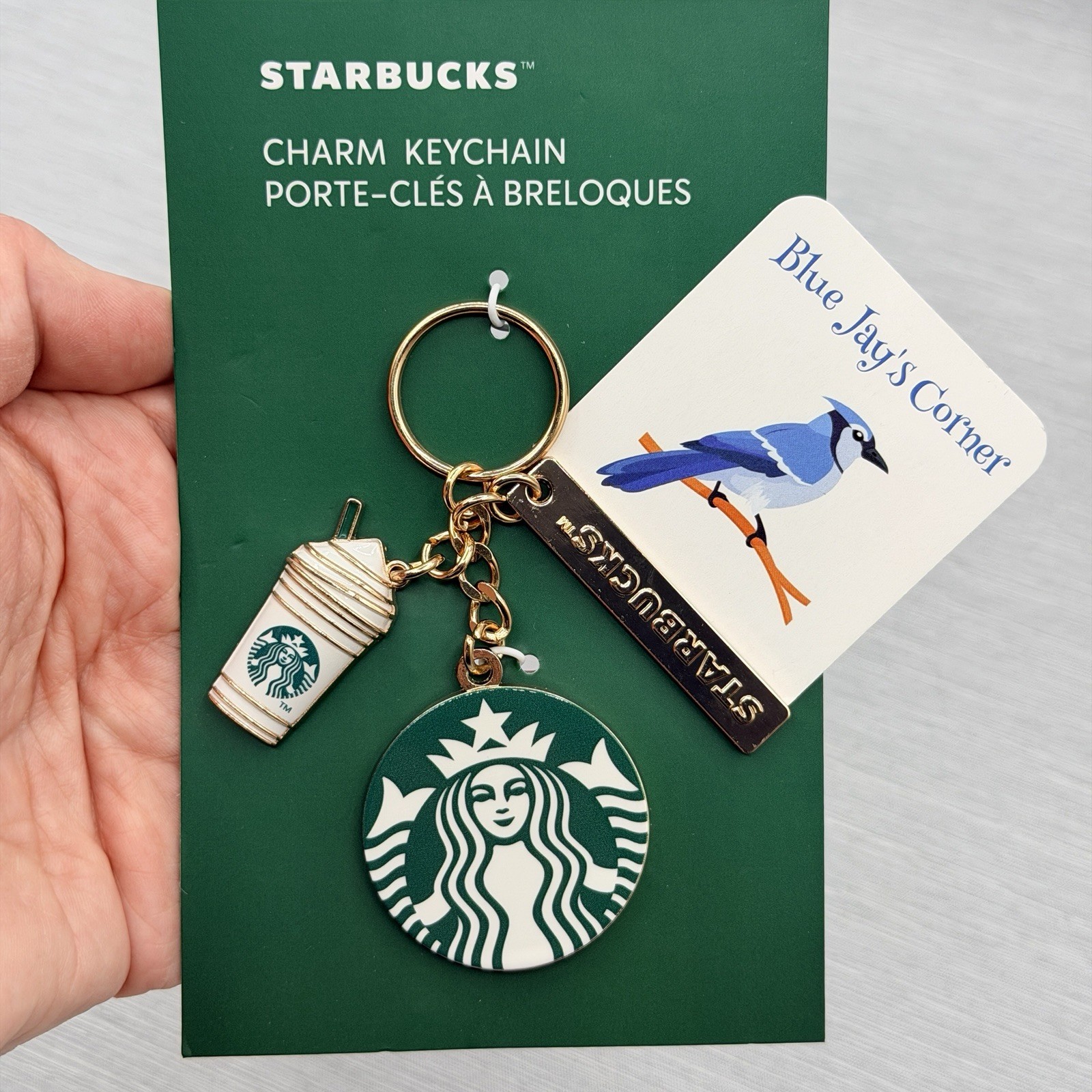 Starbucks Keychain Bag Charm Siren Logo Coffee Cup Enamel Europe Release 2026