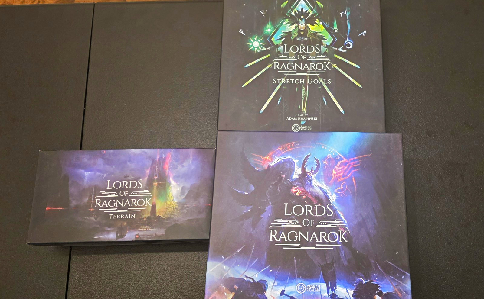 Awaken Realms Lords of Ragnarok Board Game Stretch Goals, Terrain & Solo