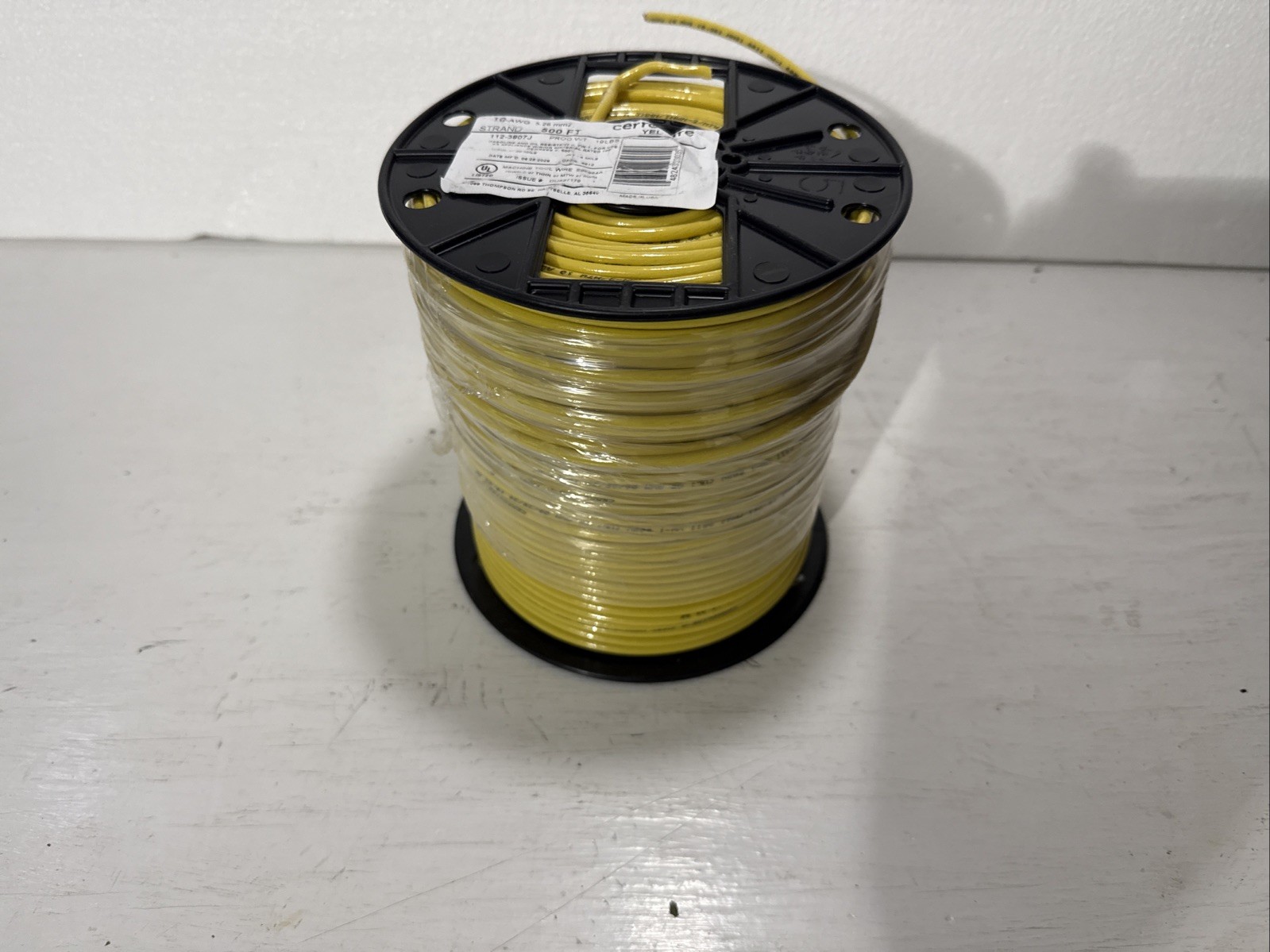 Cerrowire THHN 10 AWG STRANDED (500 FT) Yellow 