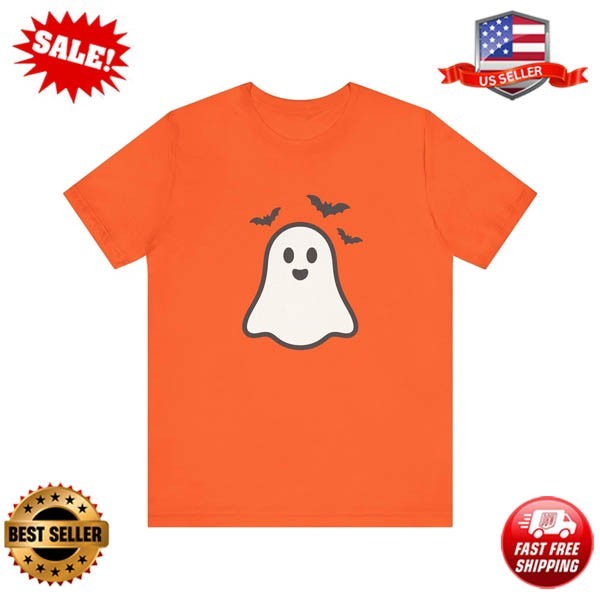 Halloween Ghost Graphic Tee, Unisex T-Shirt, Spooky Shirt, Fall Fashion