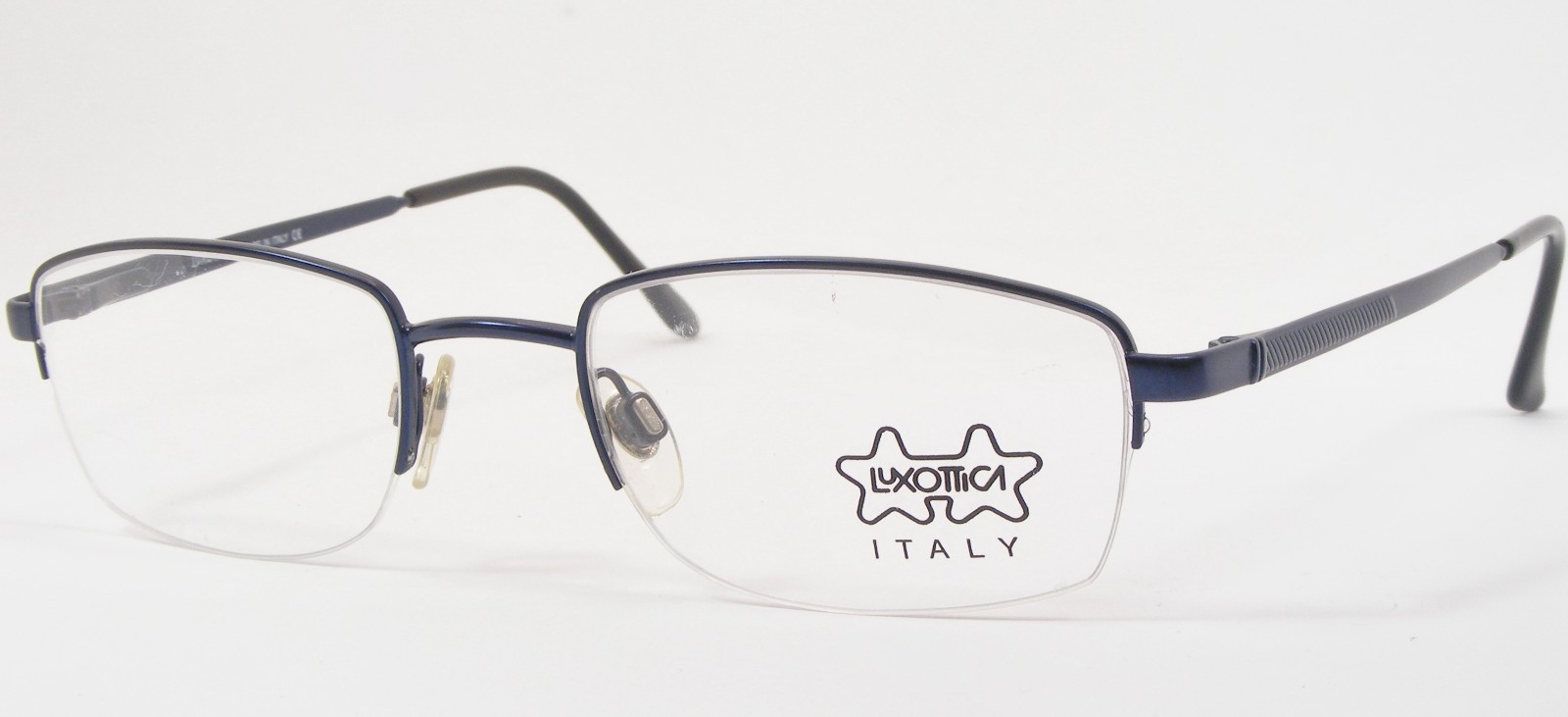 LUXOTTICA LU 1327 F194-S Dark Blue RARE EYEGLASSES FRAME 51-20-135 Italy (NOTES)