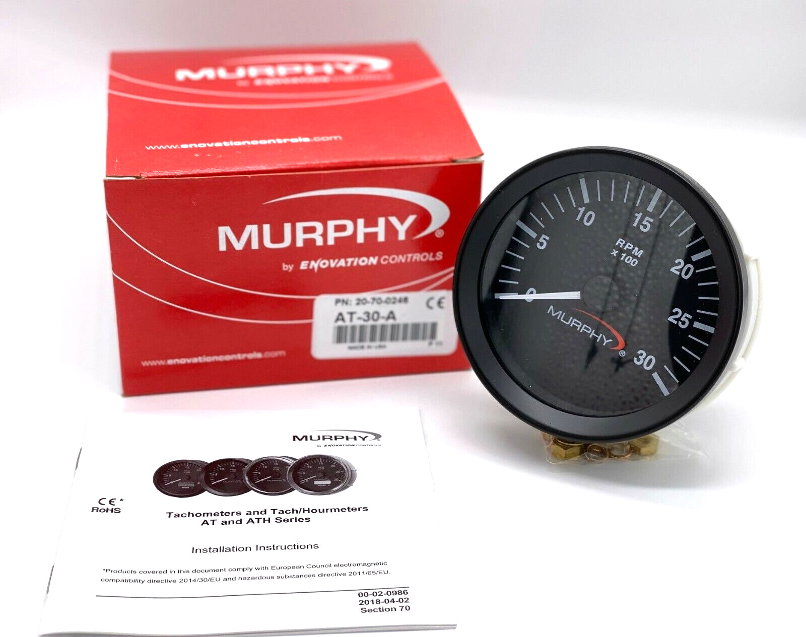 MURPHY TACH AT-30-A FREE SAME DAY SHIPPING(SEE DETAILS)20-70-0246