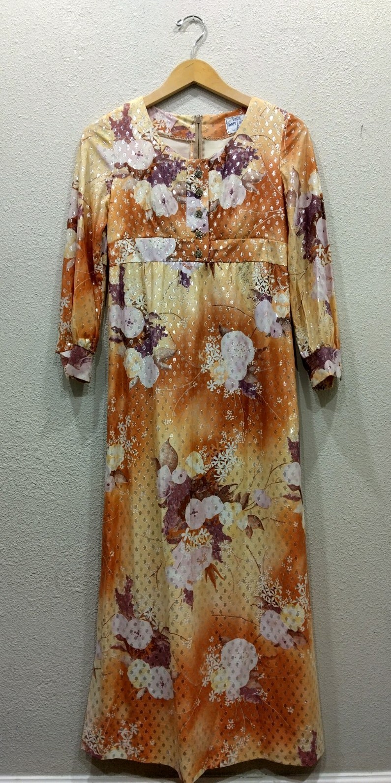vogue paris original Dress Vintage 60s/70s Maxi Dress Adult Size 7 vogue paris original Dress Vintage 60s/70s Maxi Dress Adult Size 7