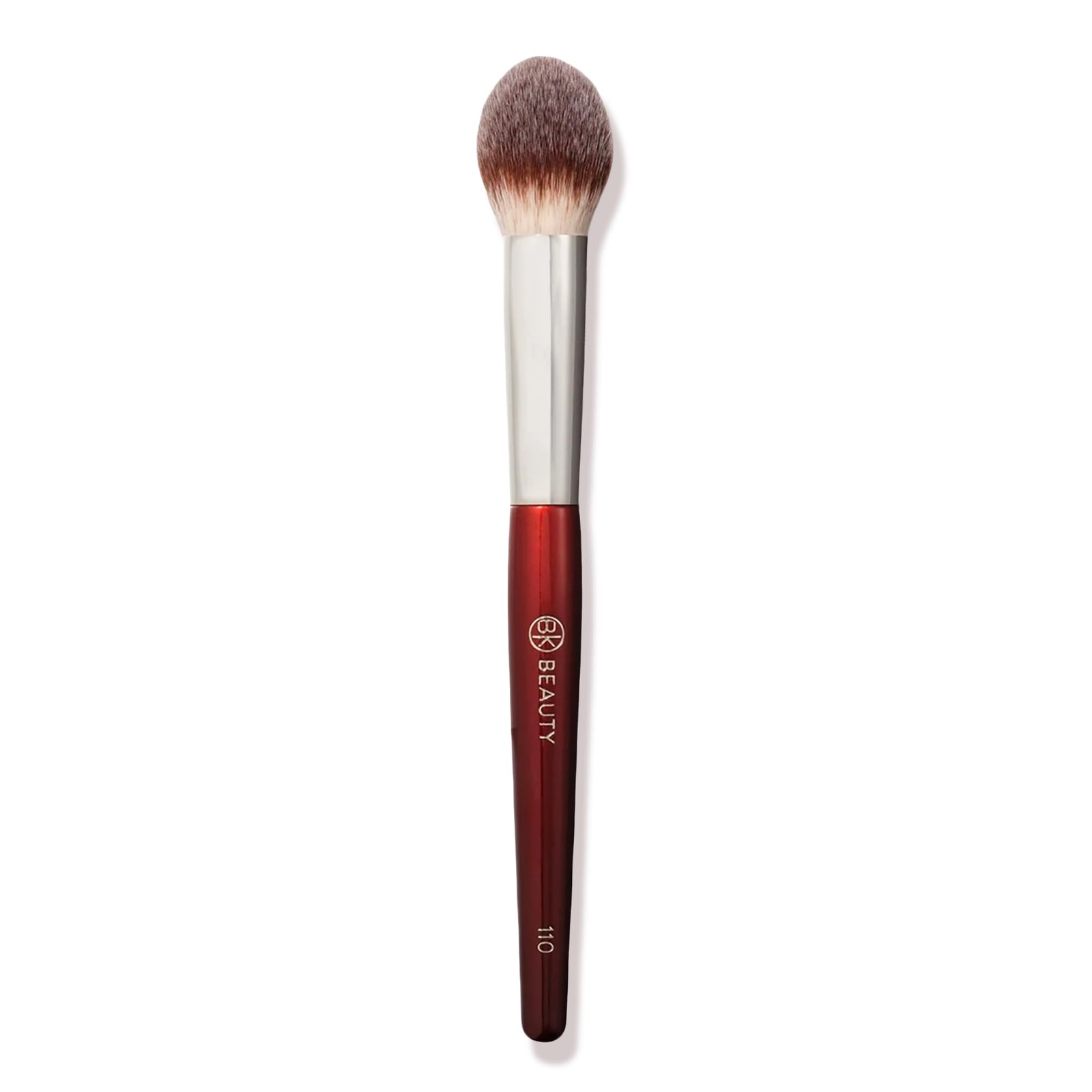 BK BEAUTY 110 LARGE CONCEALER BRUSH – Dense Tapered Under-Eye Burgundy Brush