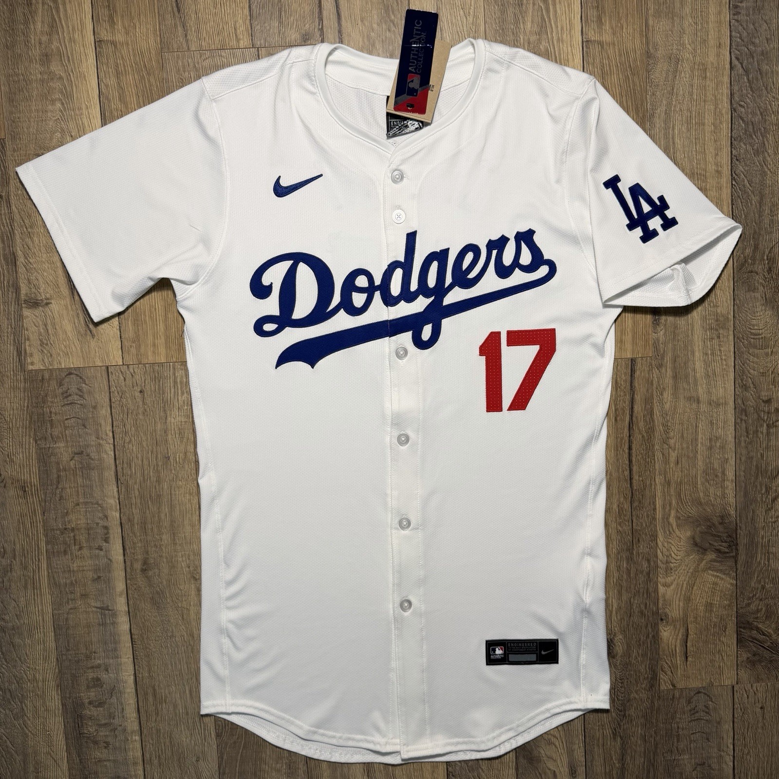 Shohei Ohtani Los Angeles Dodgers Nike Authentic Elite Stitched Jersey 40 M $400