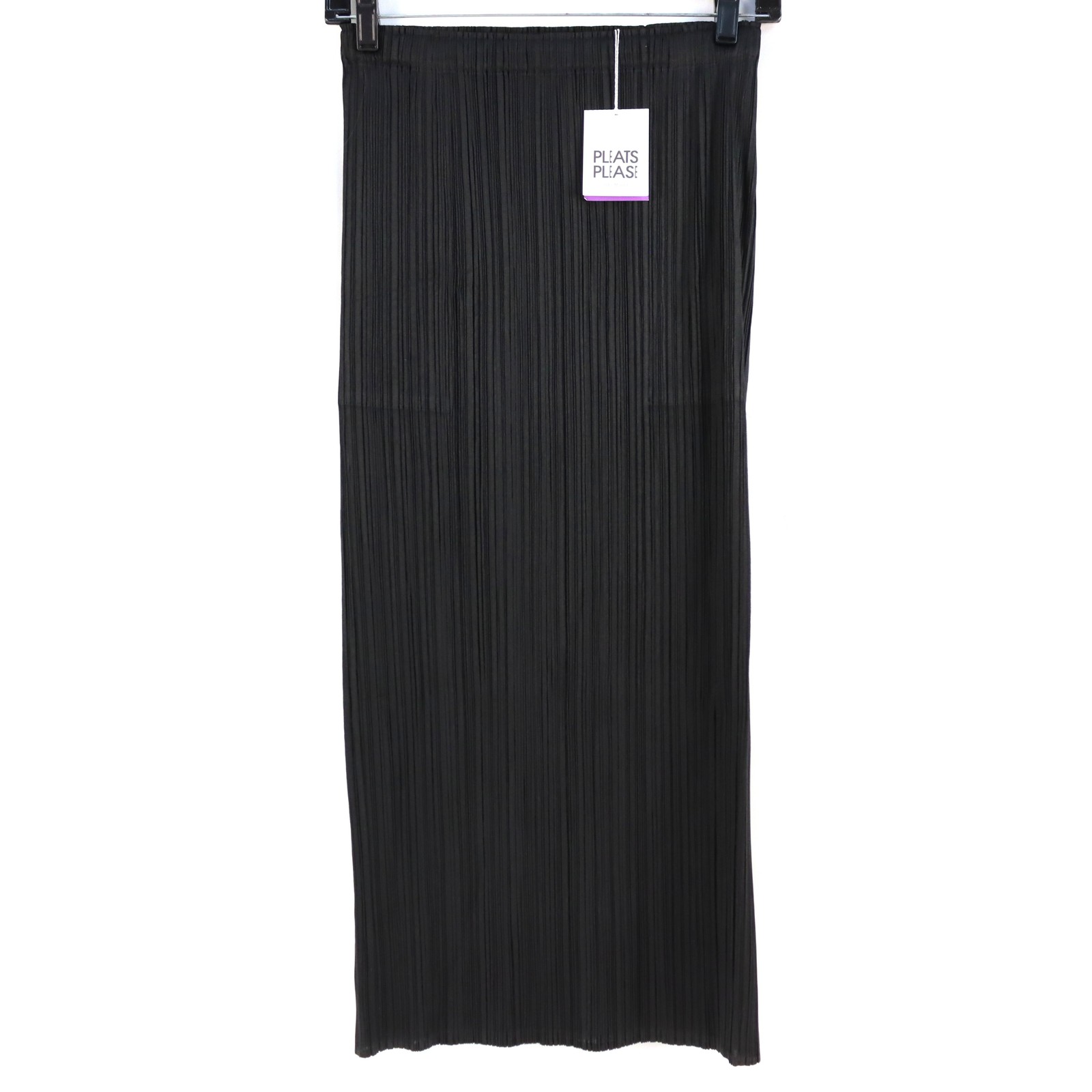Pleats Please Issey Miyake Midi Length Maxi Skirt In Black - Women\'s Size 2