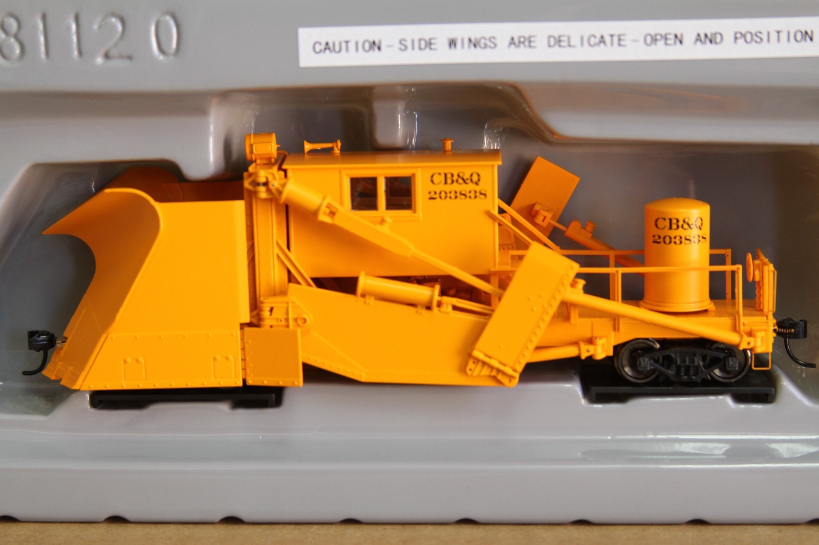 Walthers Proto - Jordan Spreader - CB&Q - HO Scale - 920-110119