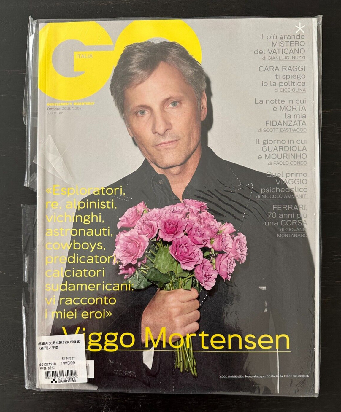 GQ Italia Magazine Mag Viggo Mortensen ASAP A$AP Rocky Dior Ottobre Oct 2016